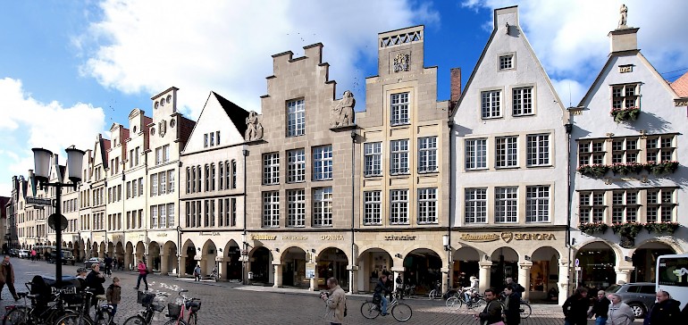 Explore the beautiful old town of Muenster